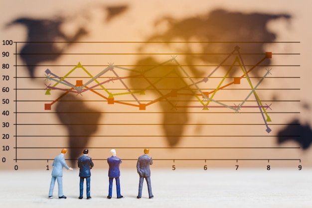 A graph showing the growing disparity between available jobs and the skills possessed by the workforce in the US, with projections for the next 5-10 years. The graph uses clear visuals to highlight the widening gap and potential economic impact.