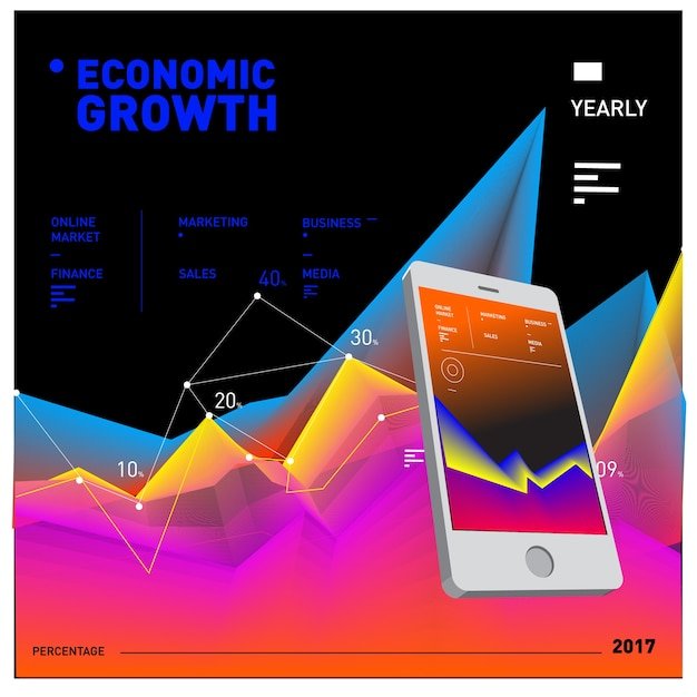 A graphic illustration showcasing a smartphone displaying a DeFi savings app interface with rising charts and secure blockchain icons, emphasizing the accessibility and growth potential of decentralized finance.