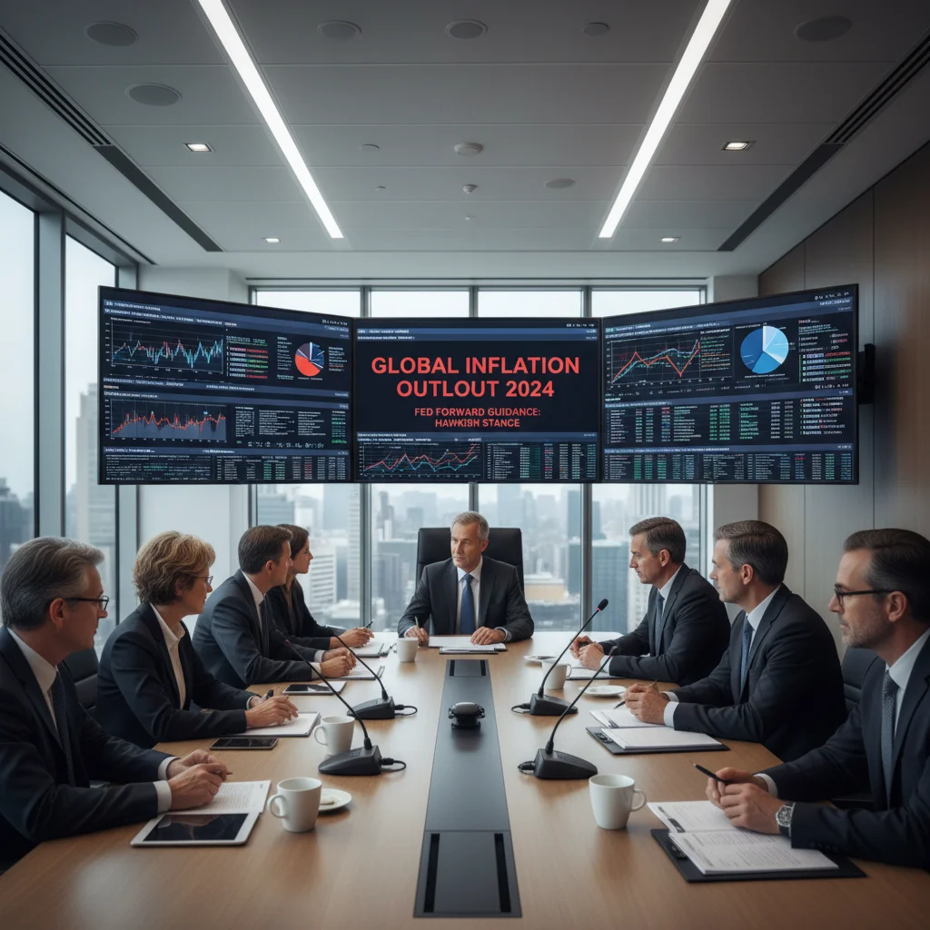 Economic analysts discussing inflation data and Federal Reserve monetary policy forecasts