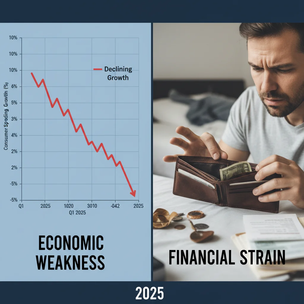 Consumer Spending Growth Slows 2025: Weakness Signals