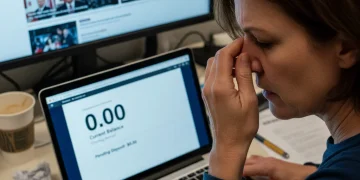 Financial stress of delayed federal paycheck during government shutdown