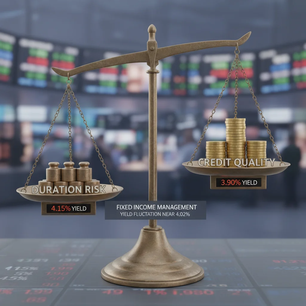 Symbolic representation of balancing duration risk and credit quality in bond portfolios