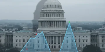 Economic uncertainty and market dip during a federal government shutdown