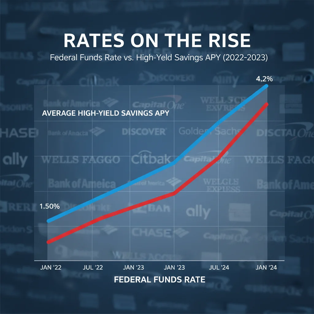 Impact of Federal Reserve rates on high-yield savings APY trends