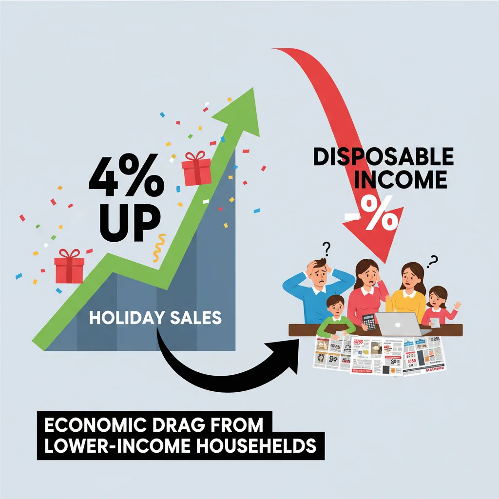 Holiday Sales Growth Hits 4% in 2025: The Low-Income Drag