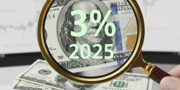 Financial analysis of 3 percent inflation impact on US dollar savings in 2025.