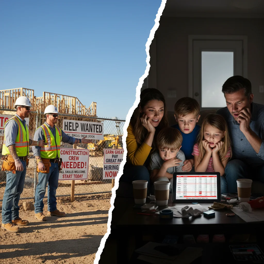 Dichotomy of strong job market versus consumer financial anxiety