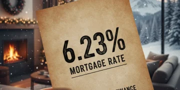 Financial analysis of 6.23% mortgage rates in December for refinancing decisions