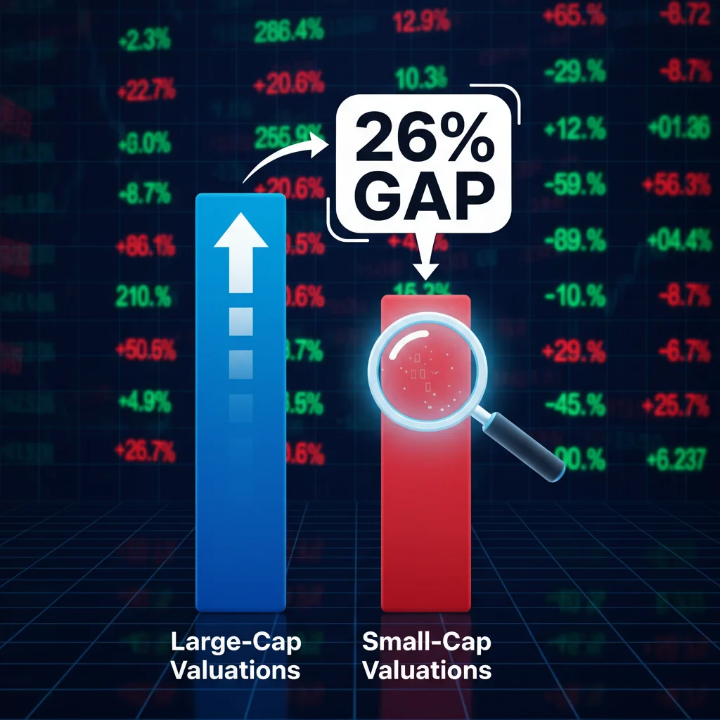 Small-Cap Valuations at 26% Discount: Opportunity or Warning?