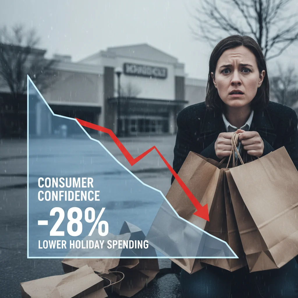 Consumer Confidence Declining 28%: Holiday Spending Drop Looms
