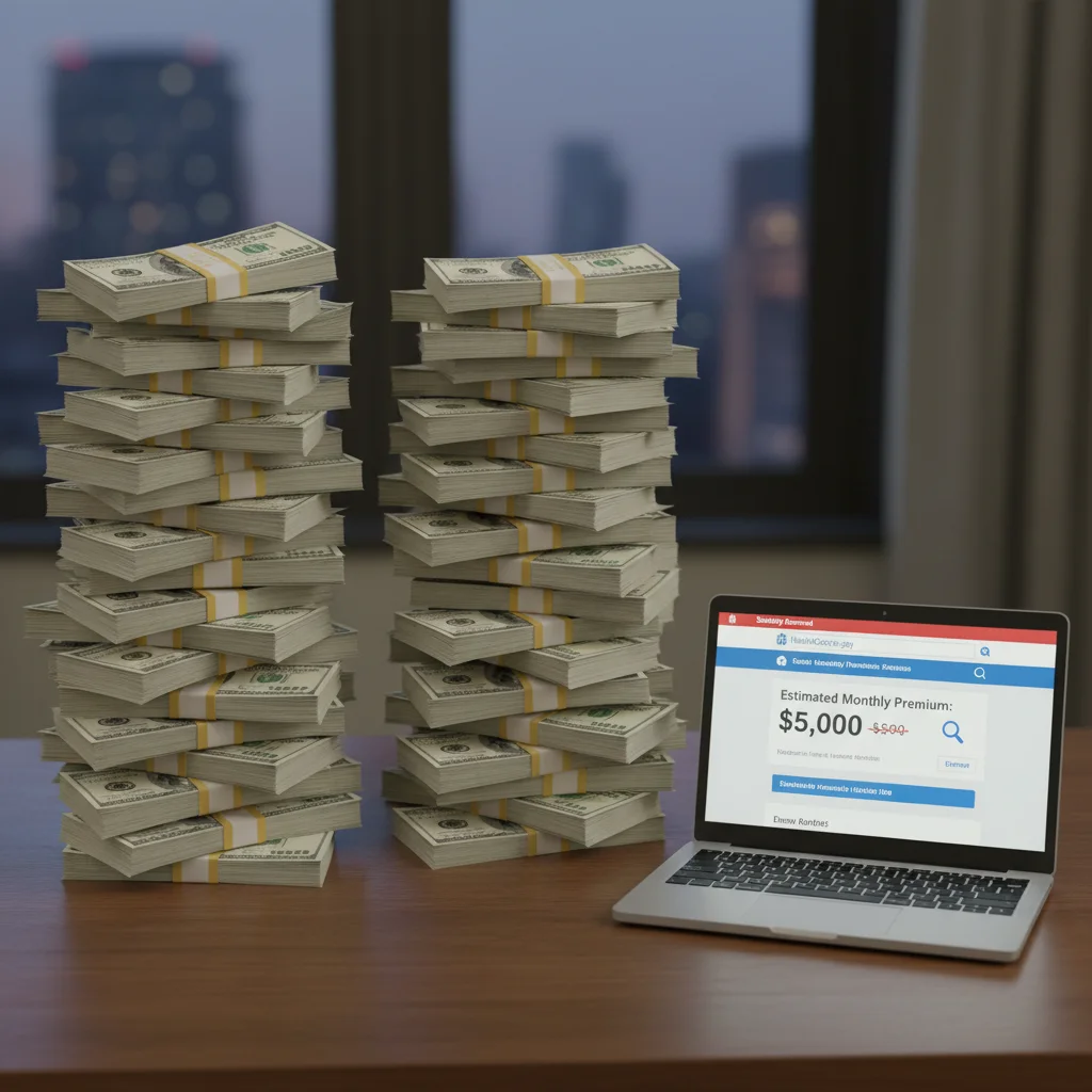 Visualizing the increase in unsubsidized ACA health insurance costs