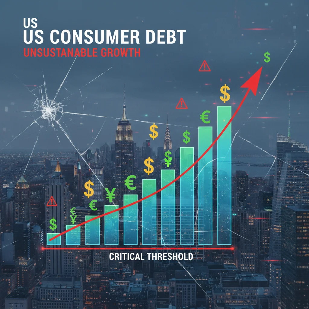 US Consumer Debt at $18.33T: Overspending Risk into 2026