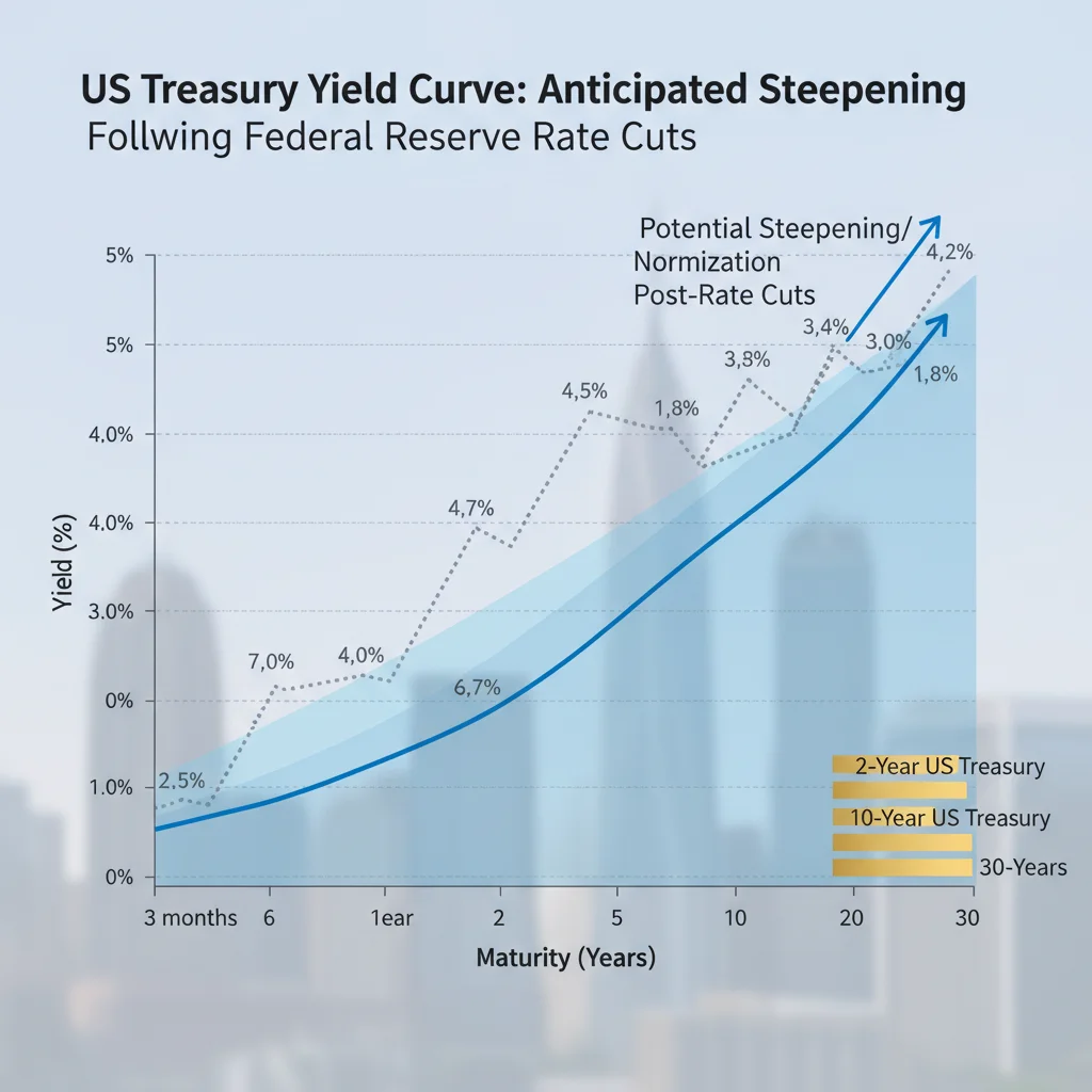 Visualizing the yield curve normalization process driven by anticipated Fed interest rate adjustments.